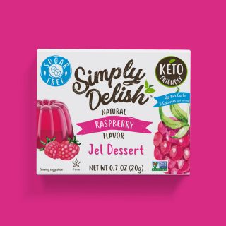 Sugar Free Vegan Raspberry Jel