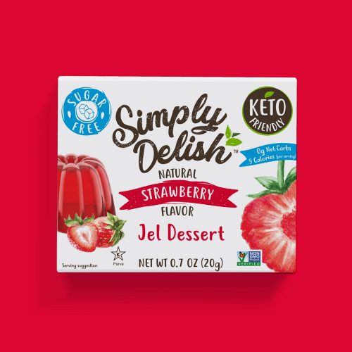 Sugar Free Vegan strawberry jel