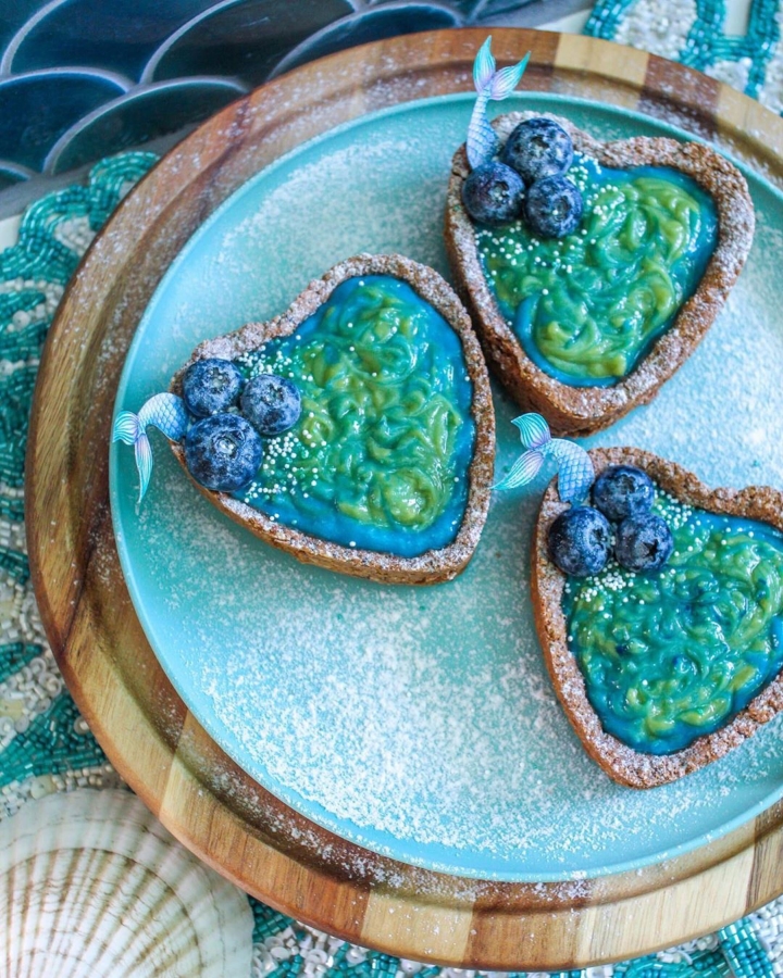 blue desserts