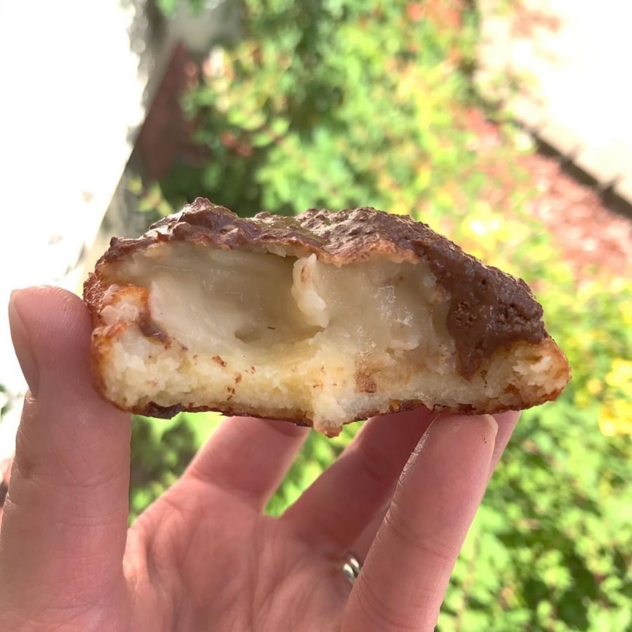 boston cream pie donut
