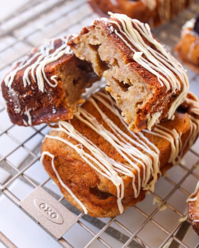 mini banana bread loafs