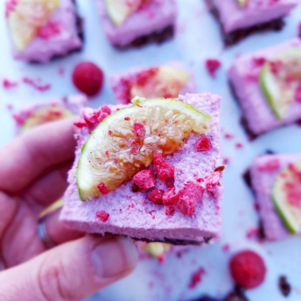 Paleo Raspberry Bites close