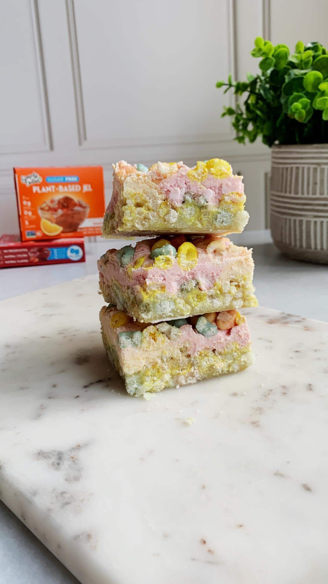 Fruity Cereal Cheesecake Pudding Bars1