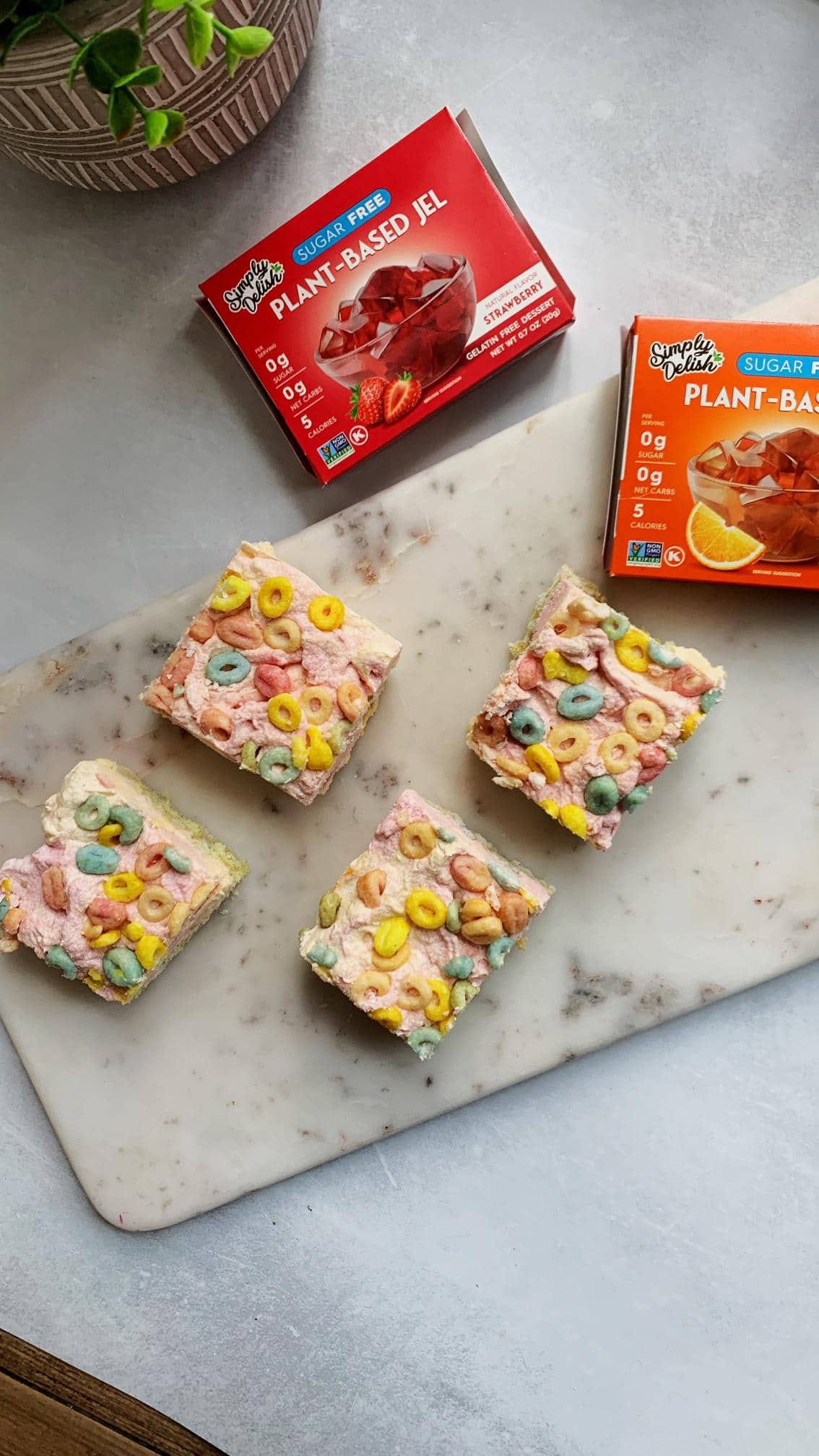 Fruity Cereal Cheesecake Pudding Bars8