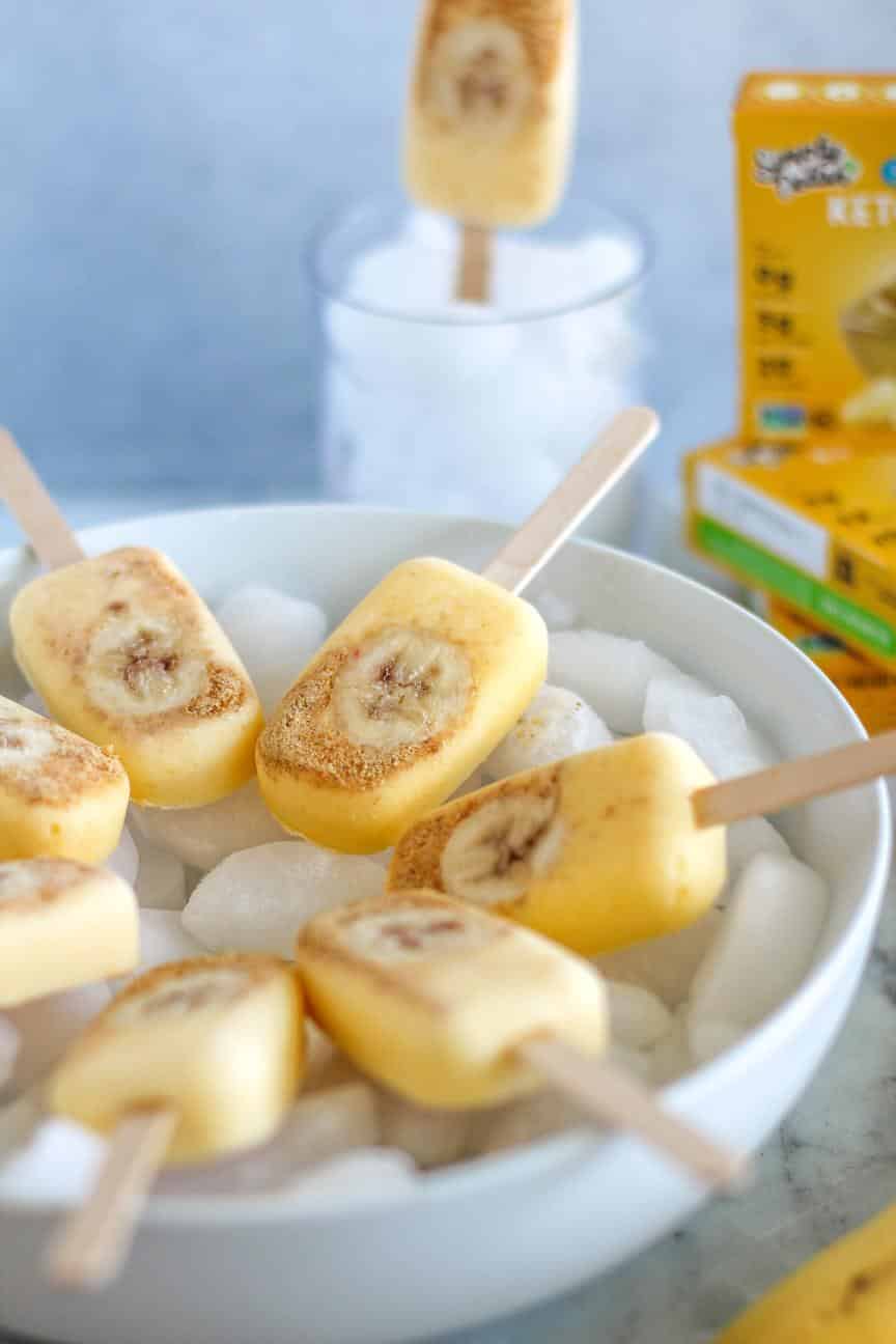 Banana Pudding Pops easy