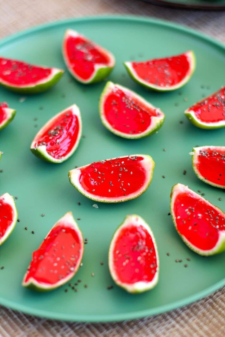 Mini Strawberry Limeade Watermelon Jels closeup