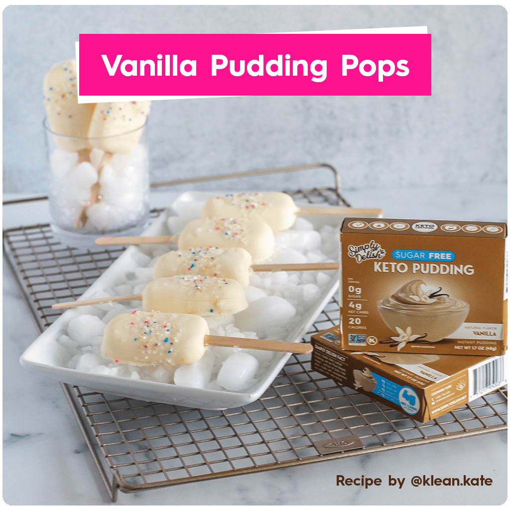 Vanilla Instant Pudding - Vanilla Pudding Pops