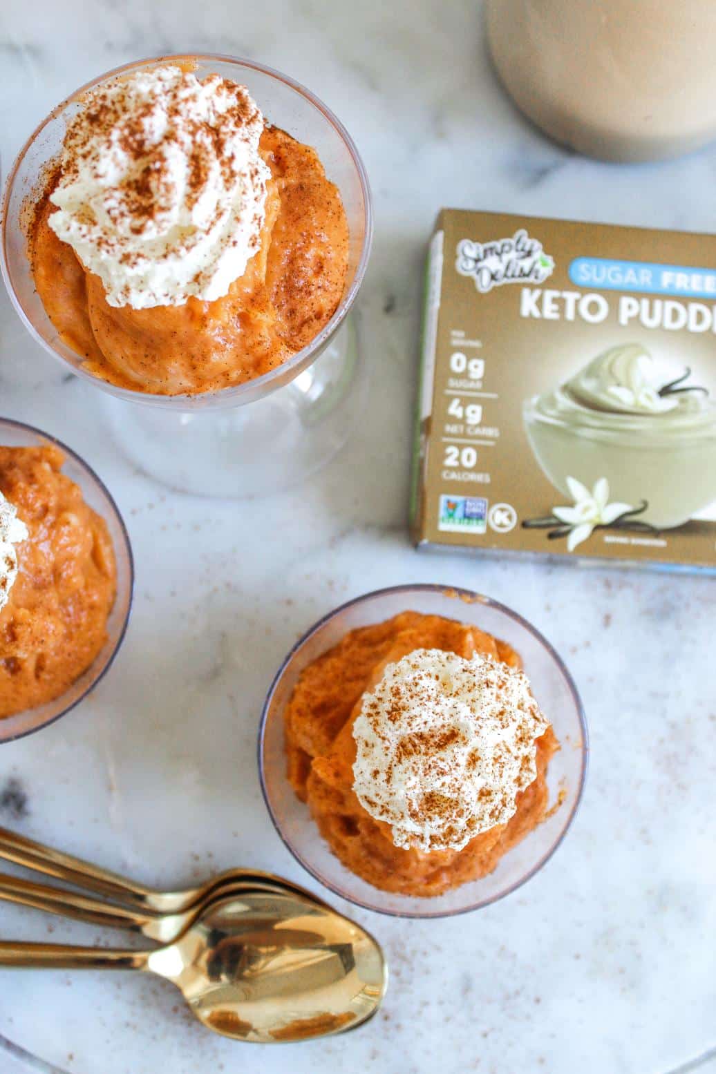 Keto Crustless Pumpkin Pie Cups by @klean.kate(14)