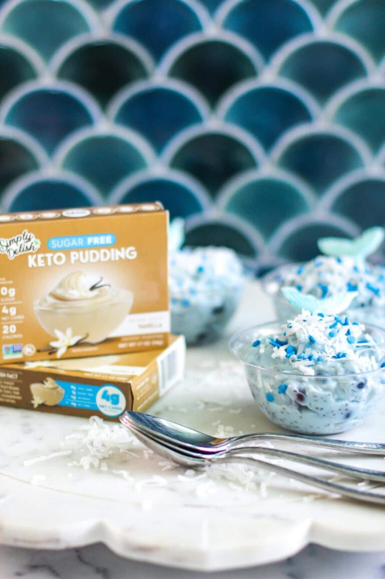 Mermaid Chia Pudding by @klean.kate Featured