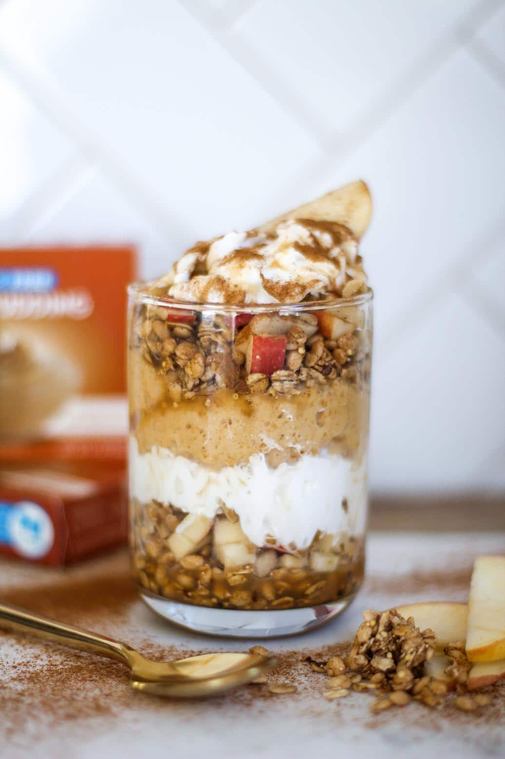 Caramel Apple Trifles by @klean.kate feature image