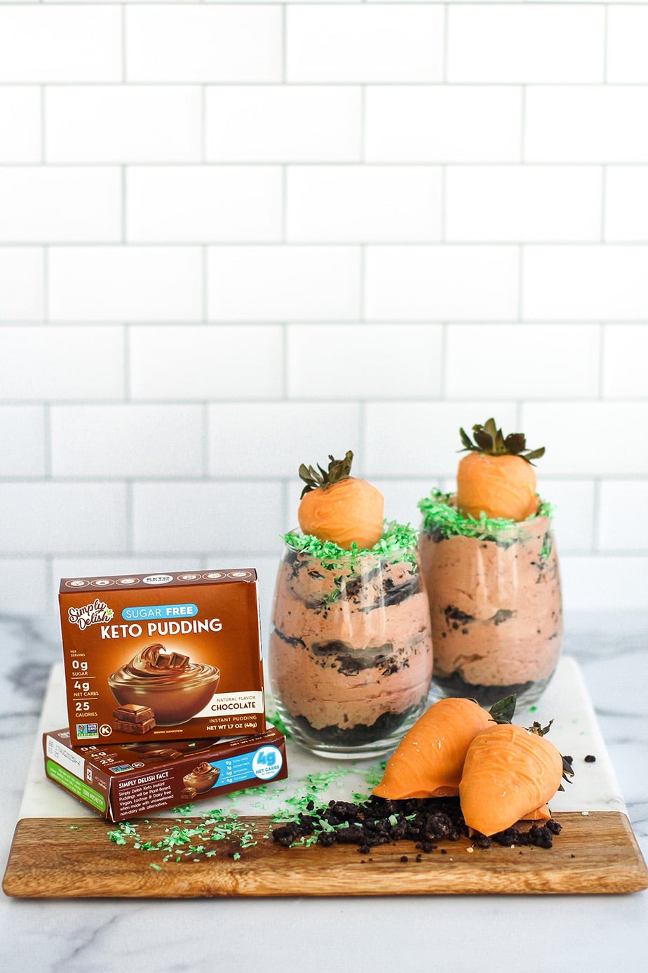 Carrot Patch Pudding Cups by @klean.kate Featured Image