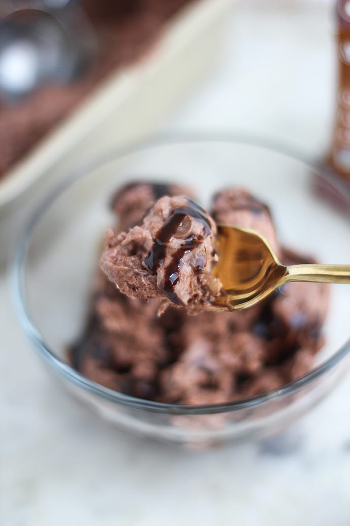 Simply Delish National Chocolate Ice Cream Day by @klean.kate close up