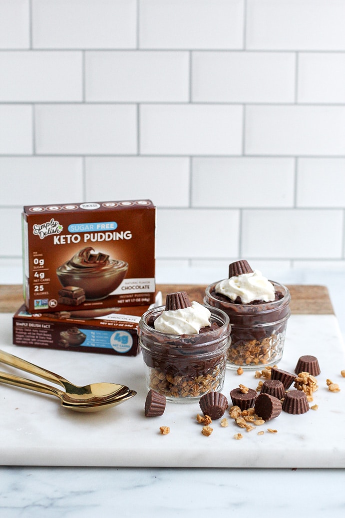 Simply Delish Pudding Peanut Butter Cups by @klean.kate Featured Image