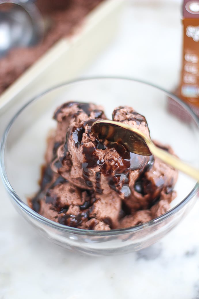 Simply Delish National Chocolate Ice Cream Day by @klean.kate close up 2