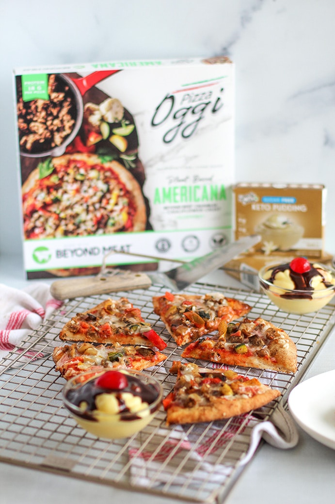 Oggi Vegan Pizza Simply Delish Pudding Sundaes by @klean.kate Featured Image 2