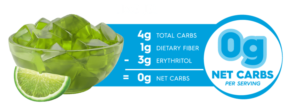 Simply Delish Lime Jel Carb Counter