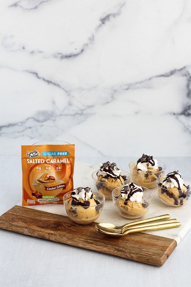 Salted Caramel Ice Cream Sundaes by @klean.kate Featured Image
