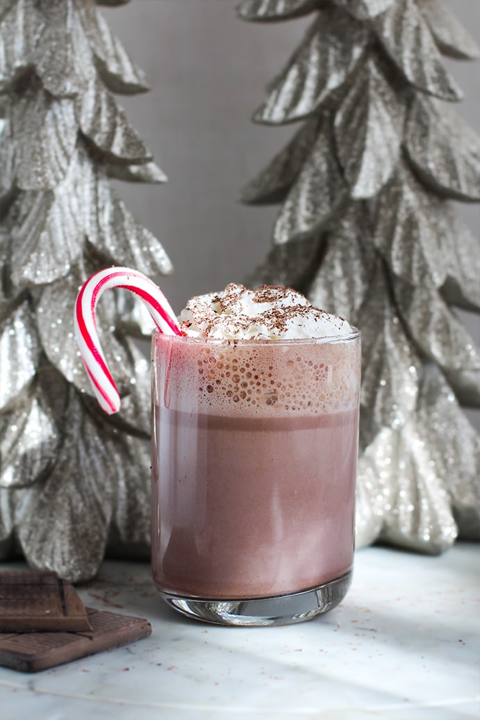 Protein Hot Cocoa (national cocoa day) by @klean.kate front view