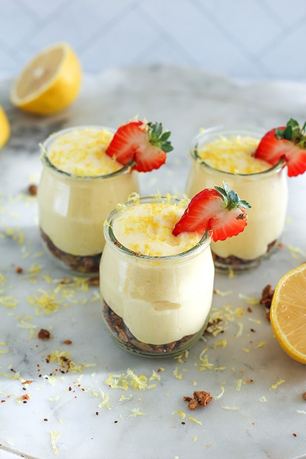 Lemon Pudding Parfaits - Simply Delish