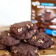Chocolate Pudding Cookies by @klean.kate with Simply Delish Chocolate Instant Pudding